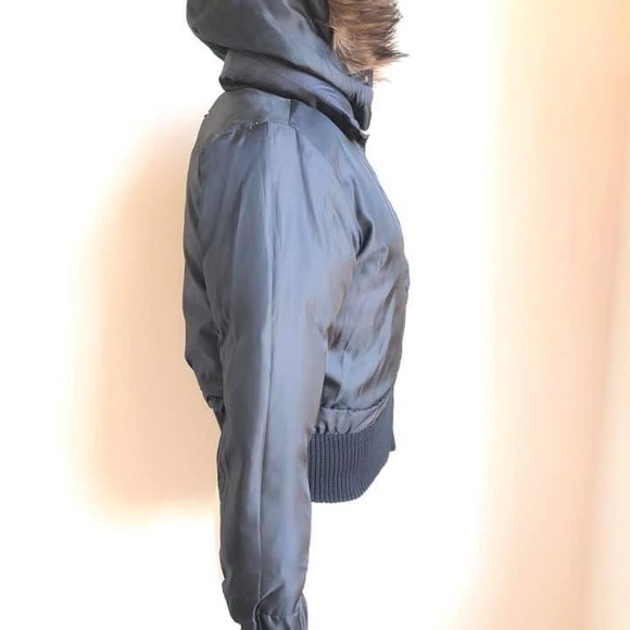 NEW S NINE WEST Quilt Jacket Down Hood - Picture 10 of 16